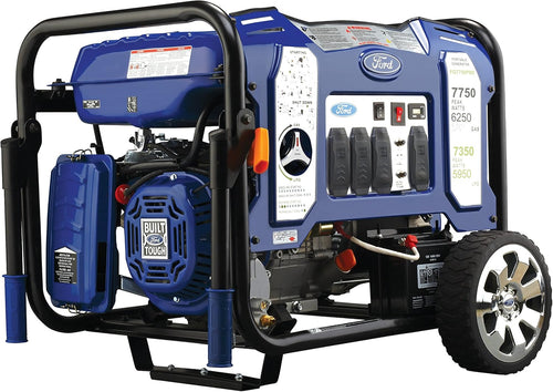 Ford 7750W Dual Fuel Inverter Generator with Electric Start – 120V/240V Portable Power Generator