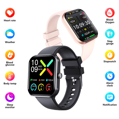 Wautton Pulse-Pro ECG Biometric Smartwatch SOS Emergency Alarm Call