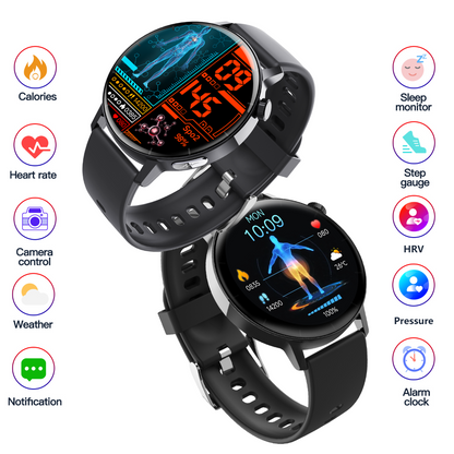 ECG monitor Smart Watch Non Invasive Smart Watch with Blood Component Analysis