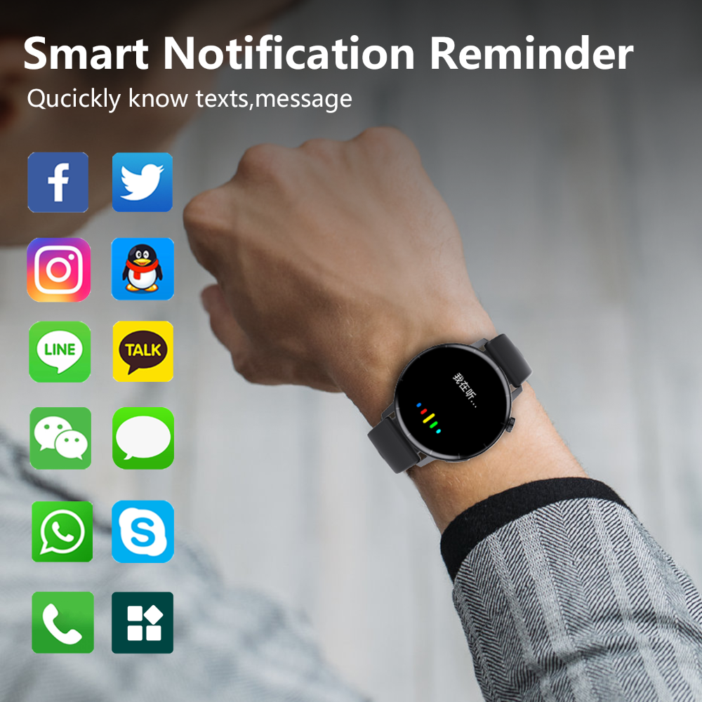 ECG monitor Smart Watch Non Invasive Smart Watch with Blood Component Analysis