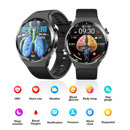 2025 New Accurate Measure ECG+PPG watches for Women Men Full Touch Screen Sport Fitness Watches Bluetooth For Android ios Smartwatch