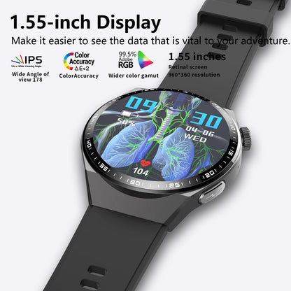 2025 New Accurate Measure ECG+PPG watches for Women Men Full Touch Screen Sport Fitness Watches Bluetooth For Android ios Smartwatch
