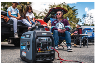 GX400BN 4000W Dual Fuel Inverter Generator with CO Alert, RV Ready & Parallel Capability